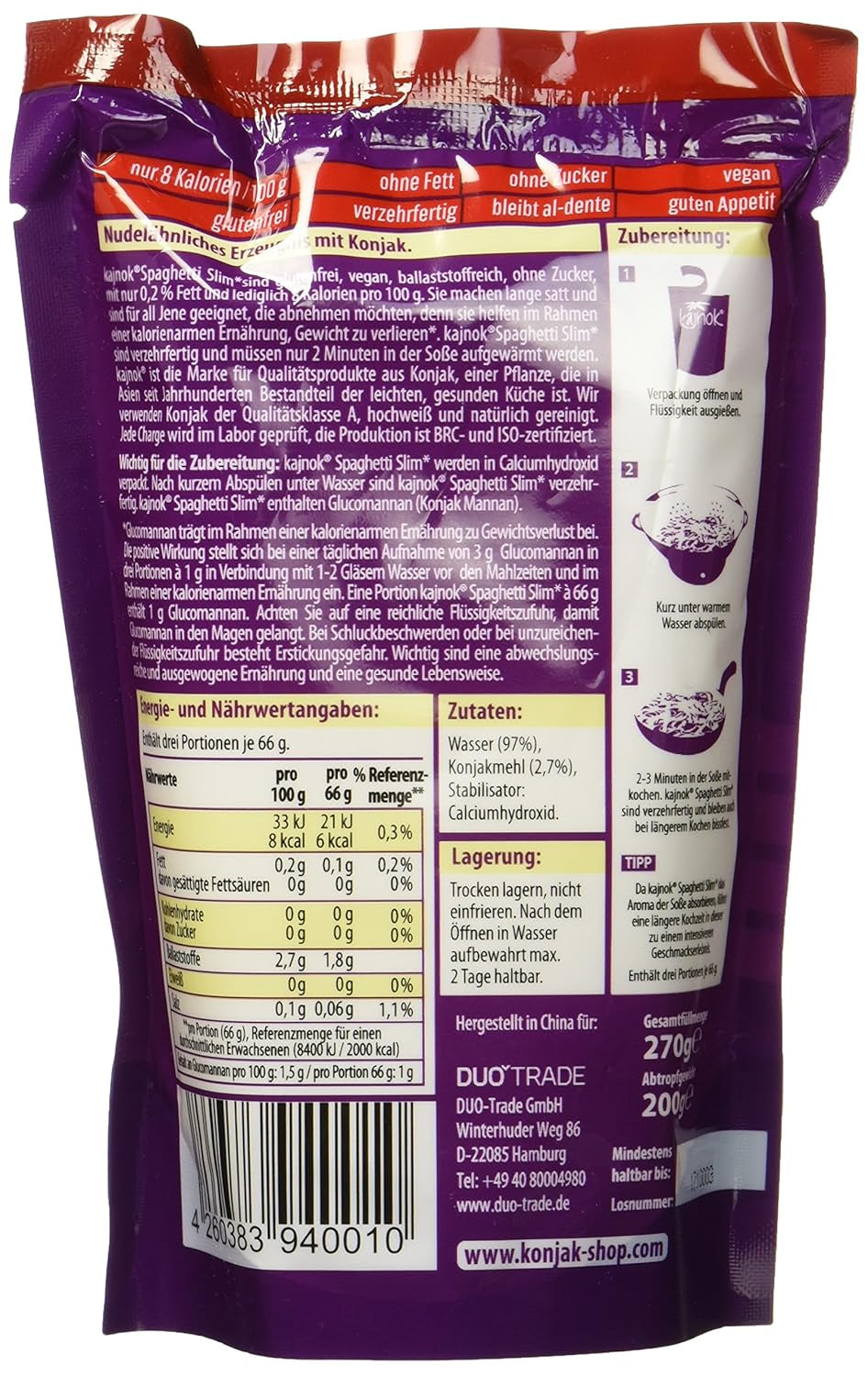 Spaghetti Slim, 10er Pack