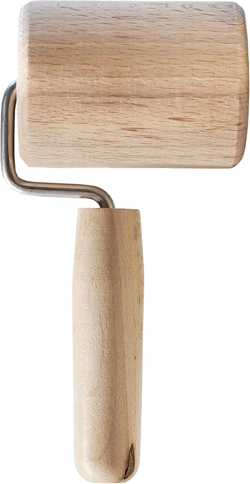 Chinchilla® Backblechroller/Teigroller zylindrisch aus Buchenholz | Der stabile Helfer für die Küche | Hergestellt in Deutschland | Nachhaltige Qualität aus Deutschland | 18 x 5 cm