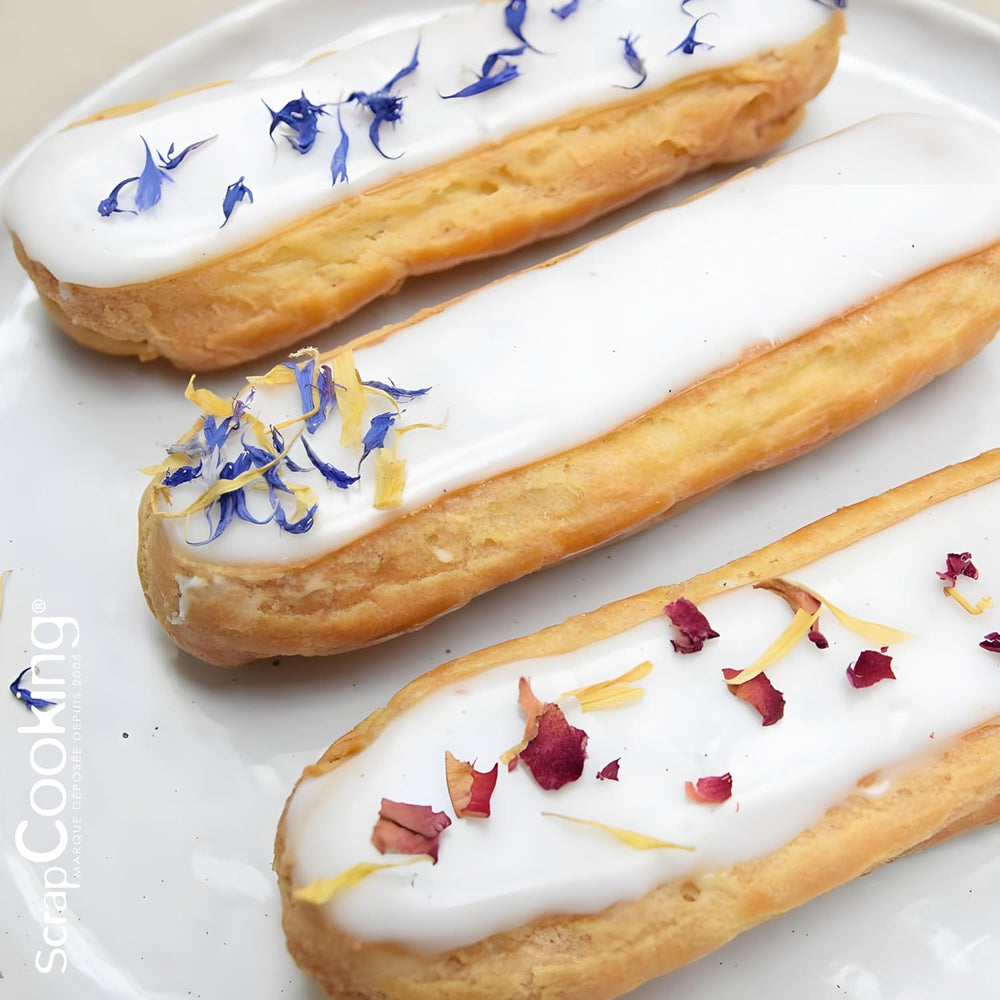 ScrapCooking – Getrocknete Ringelblumen 3,5 g – Essbare Blumen – Lebensmitteldekorationen zum Backen – Für Desserts, Kuchen, Torten, Muffins – Weihnachten, Frühling, Geburtstag – Goldgelb – 7471