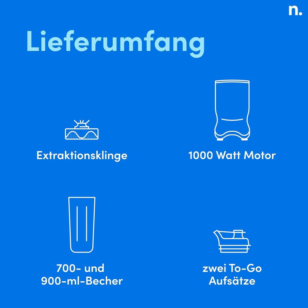 Nutribullet Personal Blender, Der leistungsstärkste Mixer Für Eine Portion, 1000 Watt Und Leiser Motor, 900 Ml Becher Aus Tritan Renew, Leuchtende Touch-Bedienknöpfe, Dunkel Grau Bucatarie Naty Shop