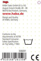 HABA 306691 - Zornăitor figură sigiliu, jucărie de prindere de la 6 luni, Made in Germany, gri Jucarii Bebe Naty Shop