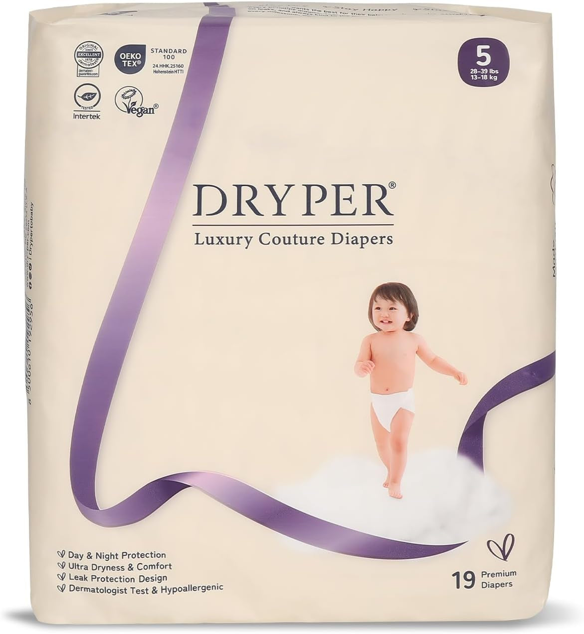 Babywindeln Größe 4 (10–15 kg), ultradünn, weich und hypoallergen für empfindliche Haut, 3D-Auslaufschutz, Nässeindikator, 138 Premium-Tag- und Nachtwindeln