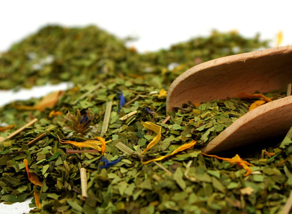 Ceai Mate Bio Recoltat Tradițional, Uscat Fără Fum | Ceai Mate Mas Guarana BIO 200G | Frunze Organice Vrac | Cu Guarana, Frunze de Mentă, Lemongrass, Flori de Cornflower