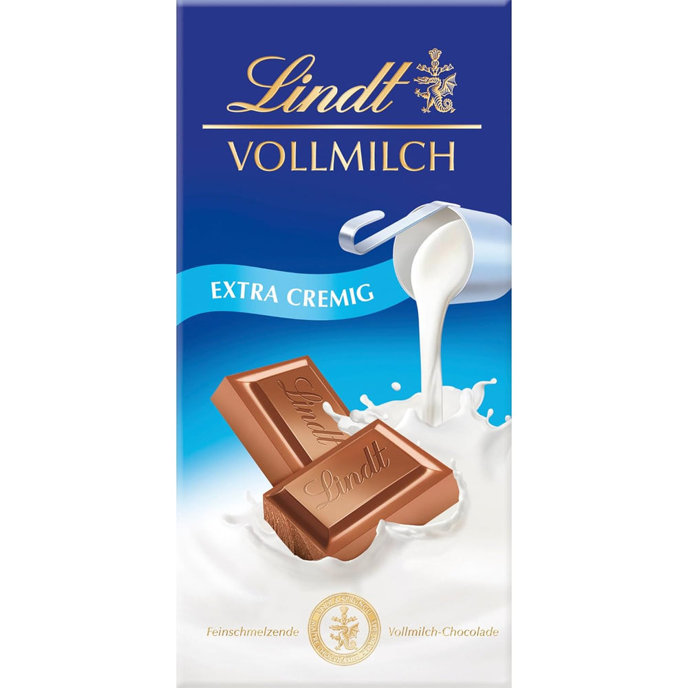 Lindt-Schokolade | Milchschokolade-Haselnuss-Riegel | 100g | Zarte, geschmolzene Milchschokolade mit knusprigen Haselnussstückchen | Schokoladenriegel