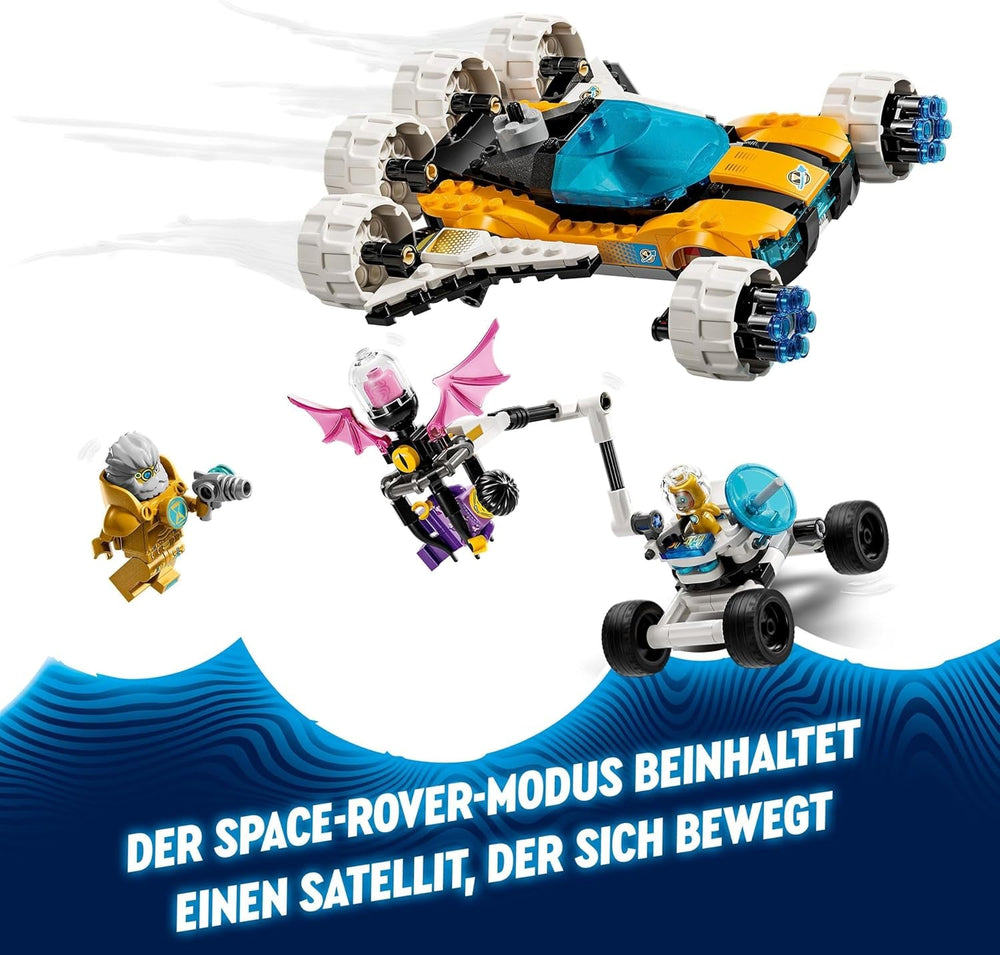 LEGO Dreamzzz 2-in-1-Spielzeugauto oder Space-Shuttle-Set „Mr. Oz‘ Weltraum-Buggy“ enthält Mr. Oz, Albert und Jayden als Minifiguren, Weltraumgeschenk für Kinder ab 8 Jahren, 71475 Bausets Besuchen Sie den LEGO-Store