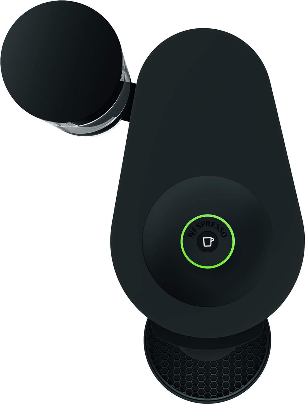 Espressor Nespresso Vertuo ENV150B de la De'Longhi, culoare cerneală neagră, capsule Vertuo System, 1,1 litri, negru