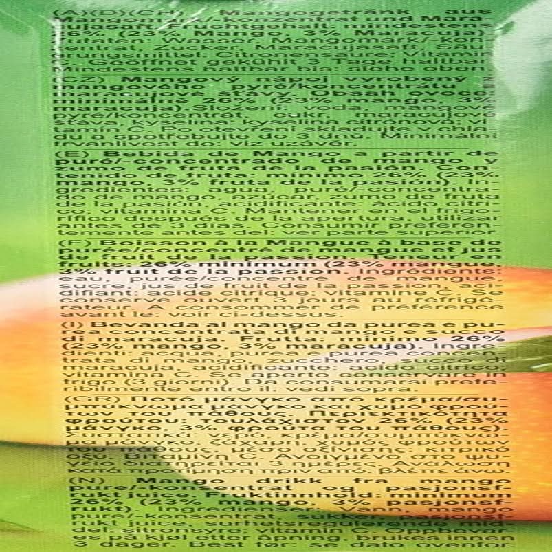 Rauch Happy Day Mango | Raffiniertes Getränk mit Passionsfrucht | Viel Vitamin C | 6 x 1 Liter, Tetra Prisma Naty Shop