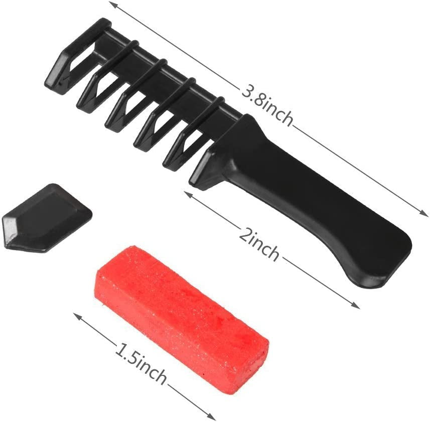 10PCS păr cretă pieptene temporar lumina păr culoare crema cadouri pentru fete pentru copii 4 5 6 7 8 9 11 + ani Vopsea pentru par Naty Shop