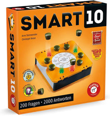 Piatnik 7167 - Smart 10 | Das revolutionäre Besserwisser-Brettspiel | Für Quiz-Enthusiasten | Wer ist der König der Quizze? | Ab 12 Jahren | Wissensfragen von A bis Z | Für zu Hause und unterwegs