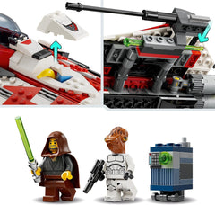 LEGO Star Wars Jedi Bob's Starfighter Bauspielzeug Raumschiff-Spielzeugsteine Beliebtes Charakter-Geburtstagsgeschenk für Jungen Mädchen und alle Fans über 8 Jahre alt 75388 Bausets Beuche den LEGO-Store
