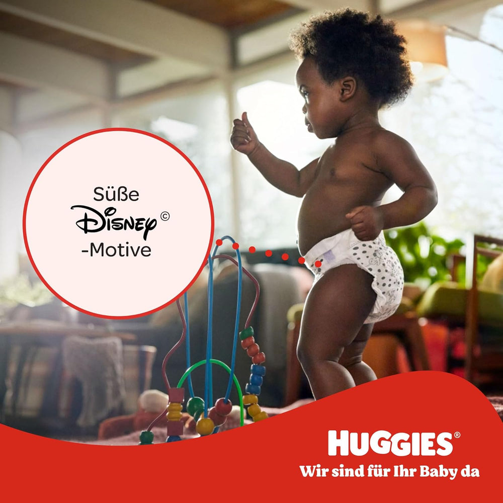 Huggies Little Movers Disney-Hosen, Größe 5, 104 Stück (2x52), Monatsbox