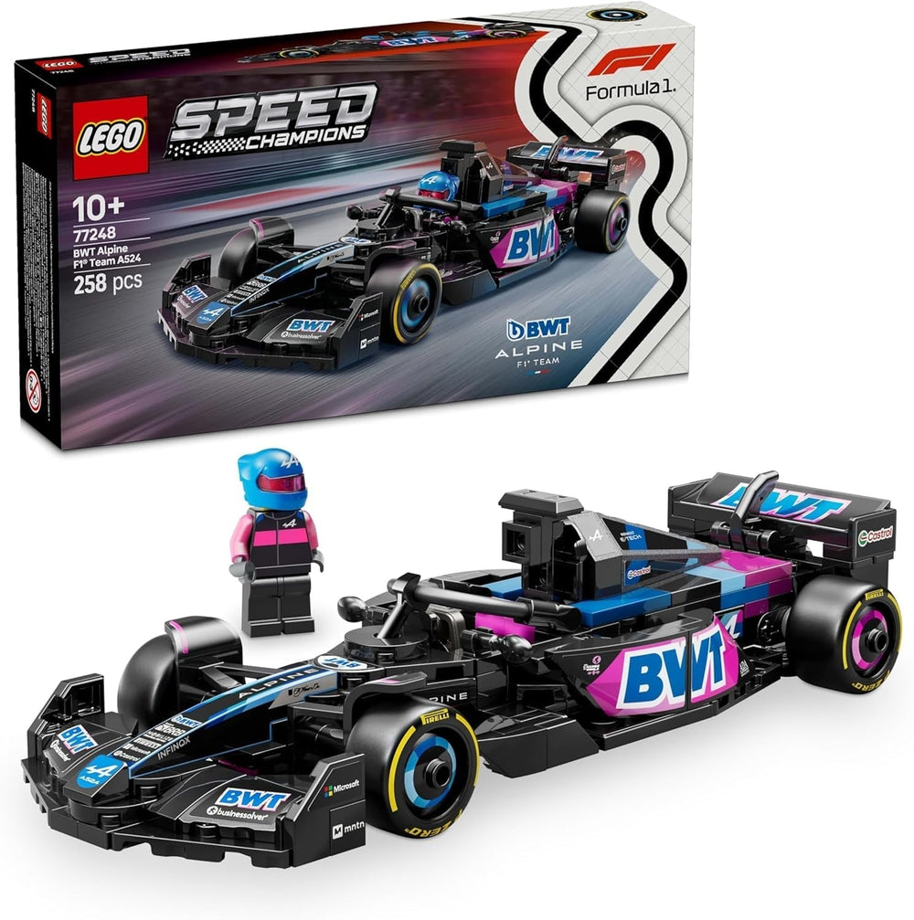 LEGO Speed Champions Mercedes-Amg F1 W15 Rennwagen – Formel-1-Minifiguren-Spielzeug – Automodell zum Sammeln und Bauen – Geschenk für Jungen und Mädchen ab 10 Jahren oder erwachsene Fans 77244 Bausätze Besuchen Sie den LEGO-Store Bwt Alpine F1 Team A524 Rennwagen 77248