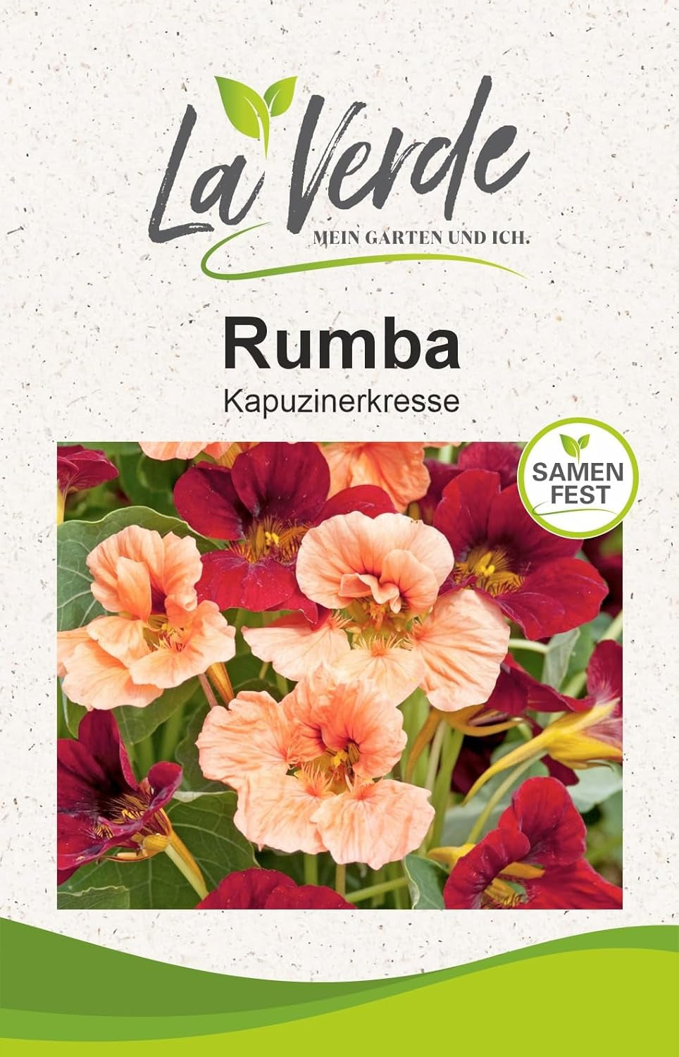 La Verde MEIN GARTEN UND ICH. Tagetes Bonita Blumensamen mischen für ca. 100 Pflanzen, langblühende Ringelblumen, gefüllte Blüten, gentechnikfreie Samen