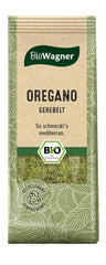 BioWagner - Bio Oregano Gerebelt | Mediterrane Noten für Pizza, Pasta oder Fleischgerichte | naturbelassene Bio-Zutaten | recycelbare Verpackung | 10 g