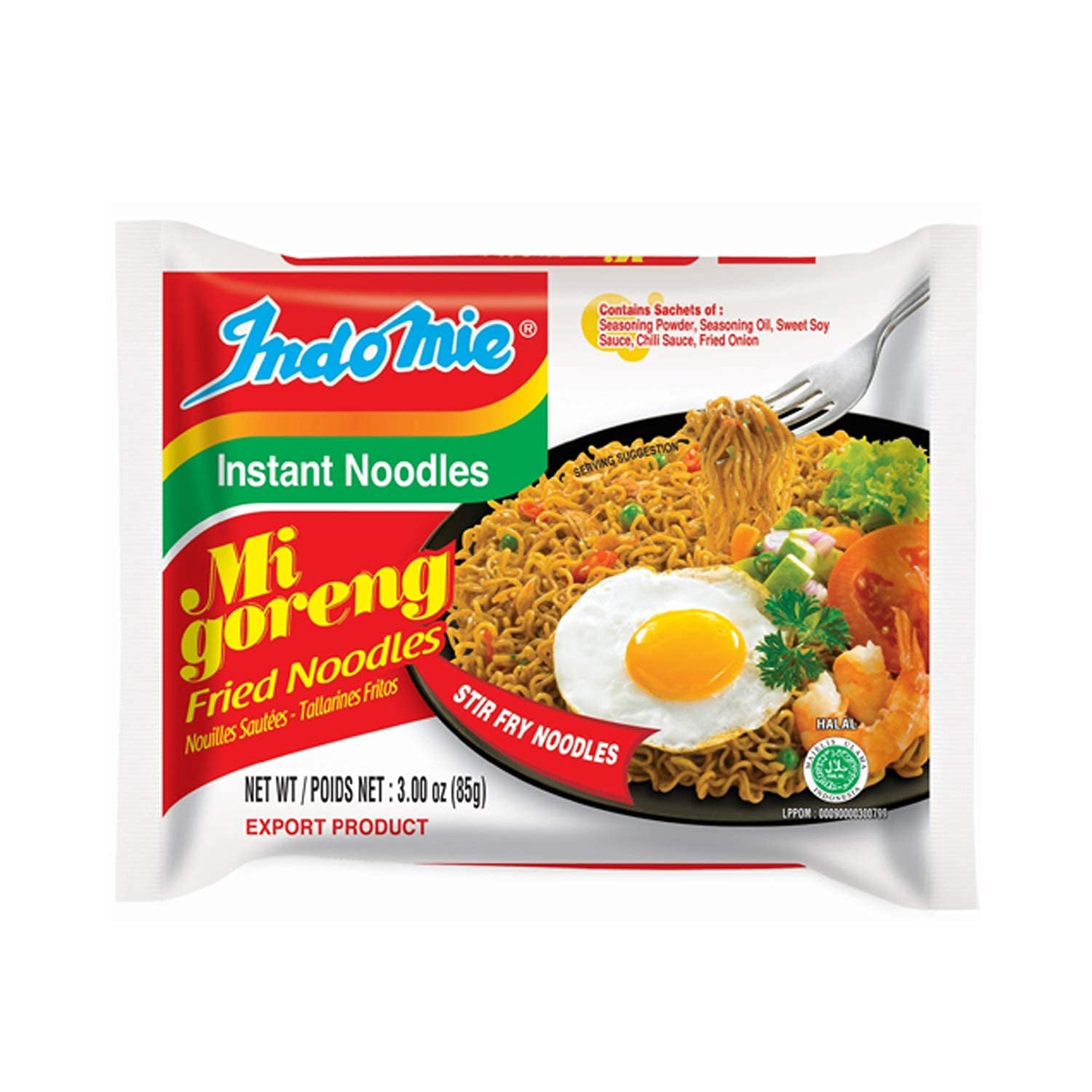 INDOMIE - Instant Mi Goreng Nudeln - Multipack (40 x 80g)