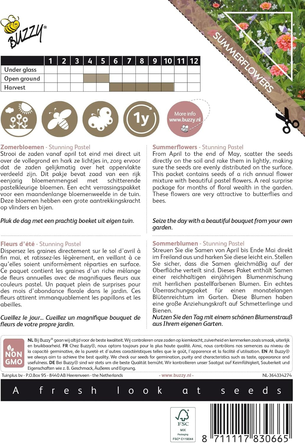 Bunte und lebendige Blumensträuße, tolle Mischung aus Pastelltönen