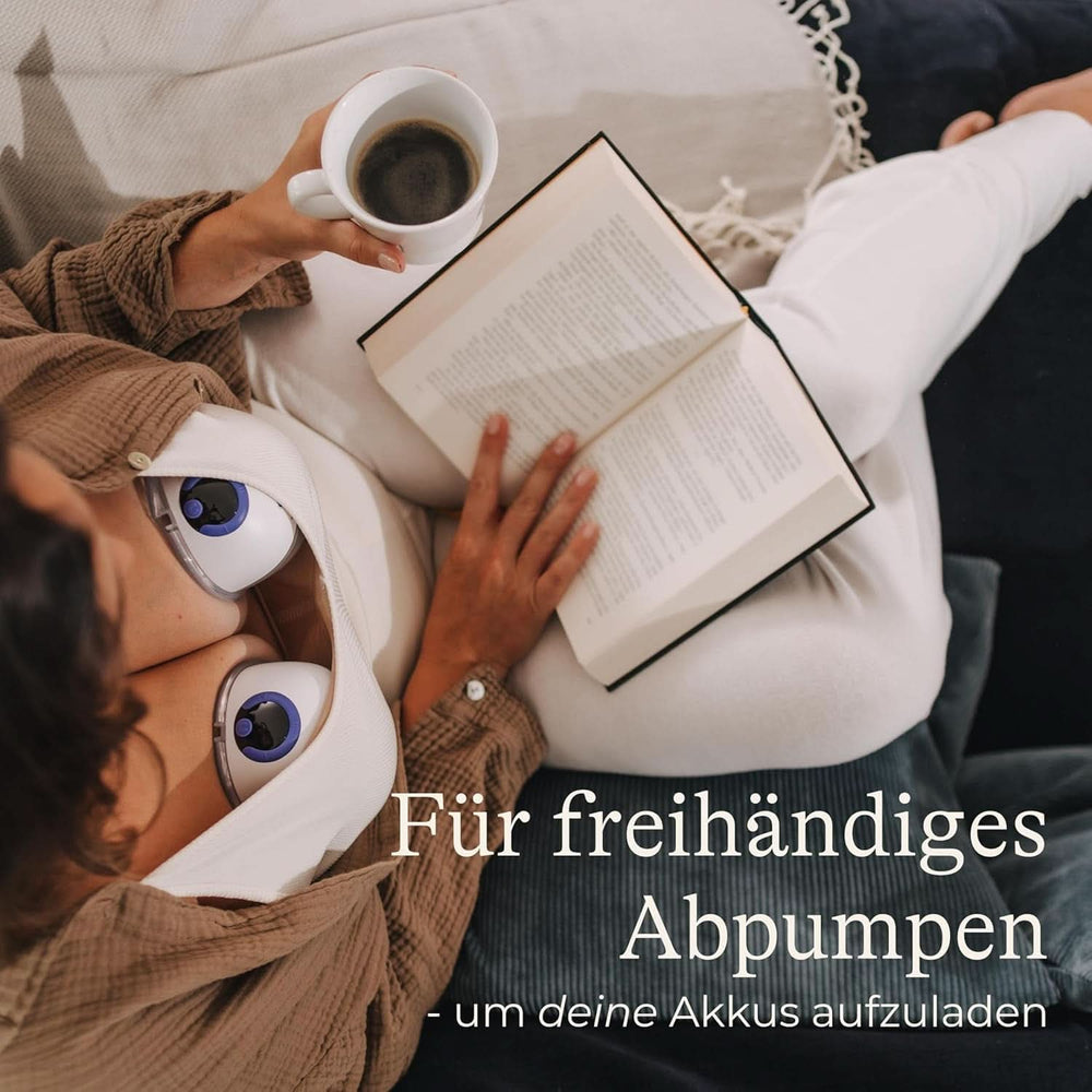 Lansinoh Tragbare Elektrische Doppelmilchpumpe – Freihändig Und Leise Abpumpen Ohne Kabel & Schläuche – Tragbarer Akku – Einfache Bedienung & Reinigung - Handsfree Accessories Food and Breastfeeding Bebe Naty Shop