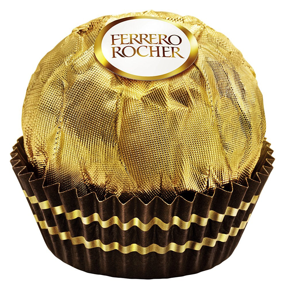 Ferrero Rocher – Knusprige und cremige Walnuss-Pralinen-Spezialität – 5 Packungen mit je 16 einzelnen Pralinen