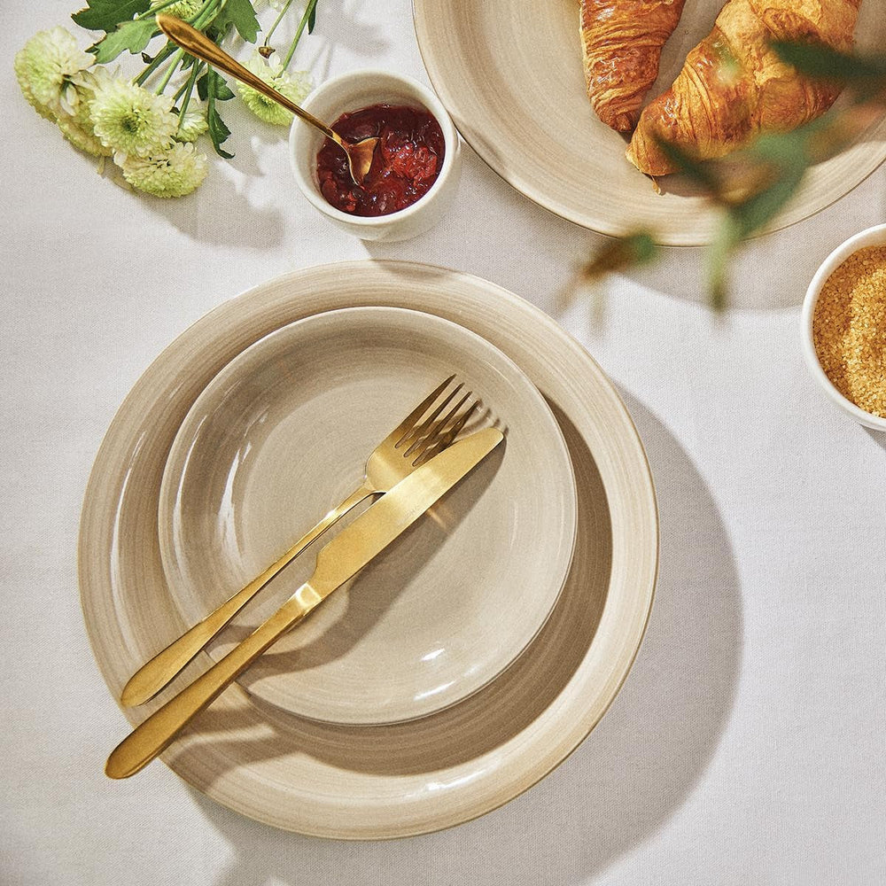 HOMLA Abele Besteckset Für Vier Personen 16-Teilig Edelstahl Hygienisch Elegant Leicht Zu Reinigen Gold Kitchen Naty Shop