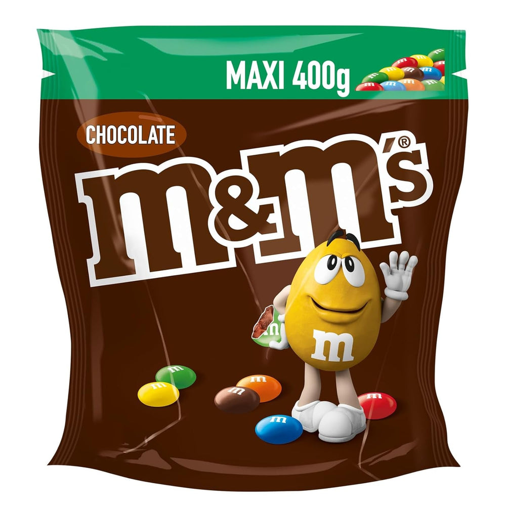 M&M'S Knusprige Schokoladenstückchen mit knusprigem Kern Naty Shop Chocolate 400G