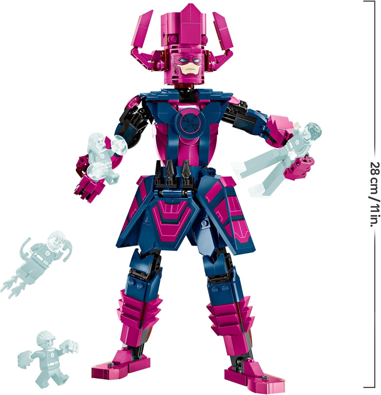 LEGO ǀ Marvel Fantastic Four Vs. Galactus Baufigur – Bauset mit Superhelden – Spielset mit The Thing, Invisible Woman und Human Torch – Kreatives Geschenk für Jungen und Mädchen – 76316