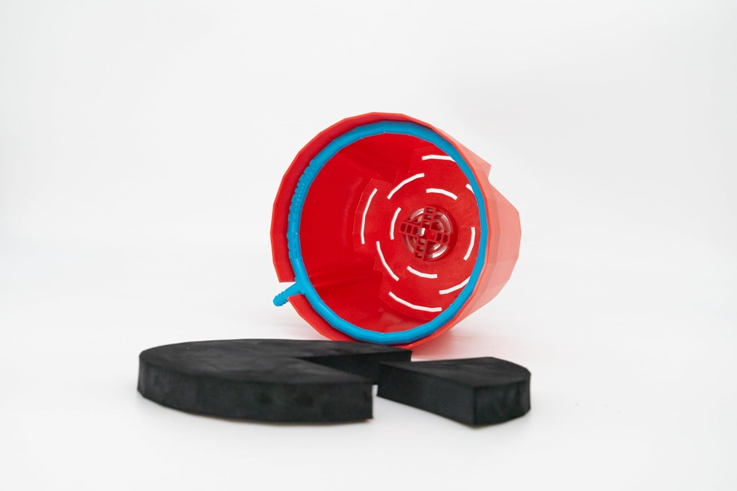 Hydro Farmer 19-teiliges Topfset Ø 18 cm (Rot), Wachstumssystem inklusive 4 Töpfen, 4 Bewässerungsringen, 4 Deckeln, Adapterset und 2 m Schlauch, Hydrokultur, Aeroponik