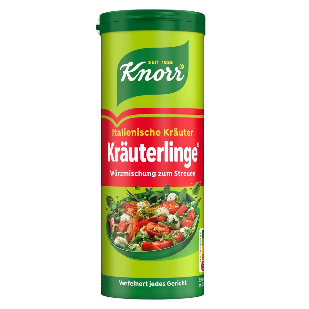 Knorr Kräuterlinge Italienische Kräuterwürzmischung zum Streuen für Pasta, Gemüse oder einen Salat 60 g