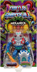 Masters of the Universe Origins Turtles of Grayskull Mekaneck Reptile Wars bewegliche Actionfigur, Teenage Mutant Ninja und MOTU Crossover Hero Toy, JBN00, [Mehrfarbig] Actionfiguren Naty Shop
