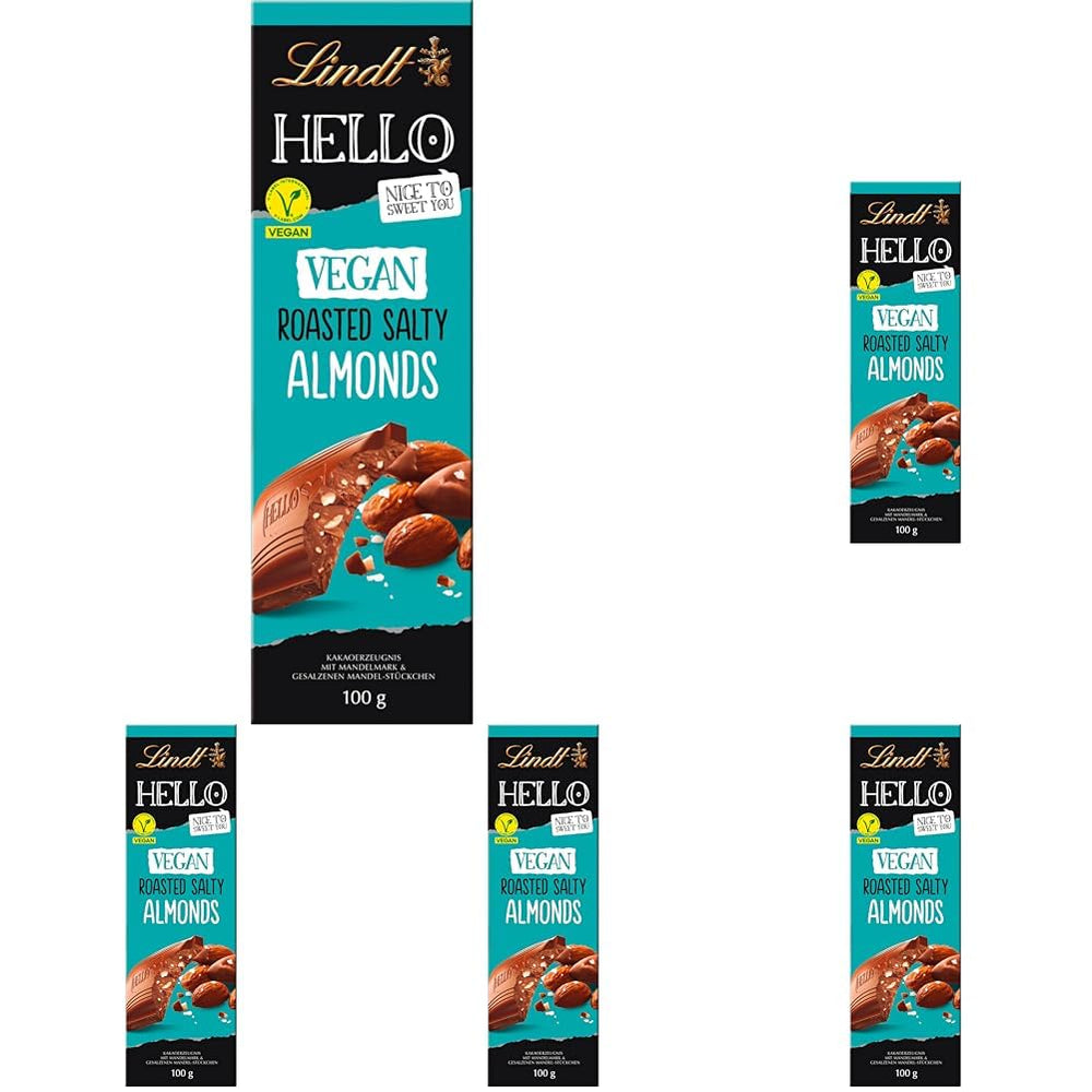 Lindt Hello Schokolade, geröstete Salzmandeln, 100g