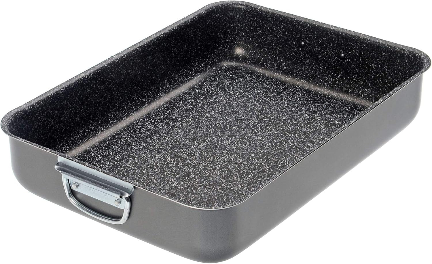 Alluflon Tradition Italy Lasagneform, Aluminium, schwarz, 35 x 25 cm Backformen und Tabletts Naty Shop