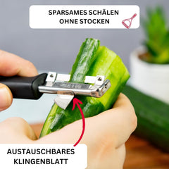 Westmark 29092270 Sparschäler Gallant, Pp/Tpe/Edelstahl, Schwarz / Rot, 16,5 x 3,7 x 2 cm Schäler Naty Shop