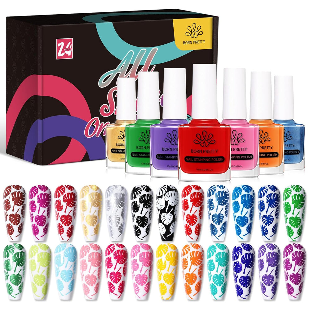 Born Pretty Glitzer-Nagellack, Rainbow Shining Glitter Super Shine Black Nail Art Nagellack