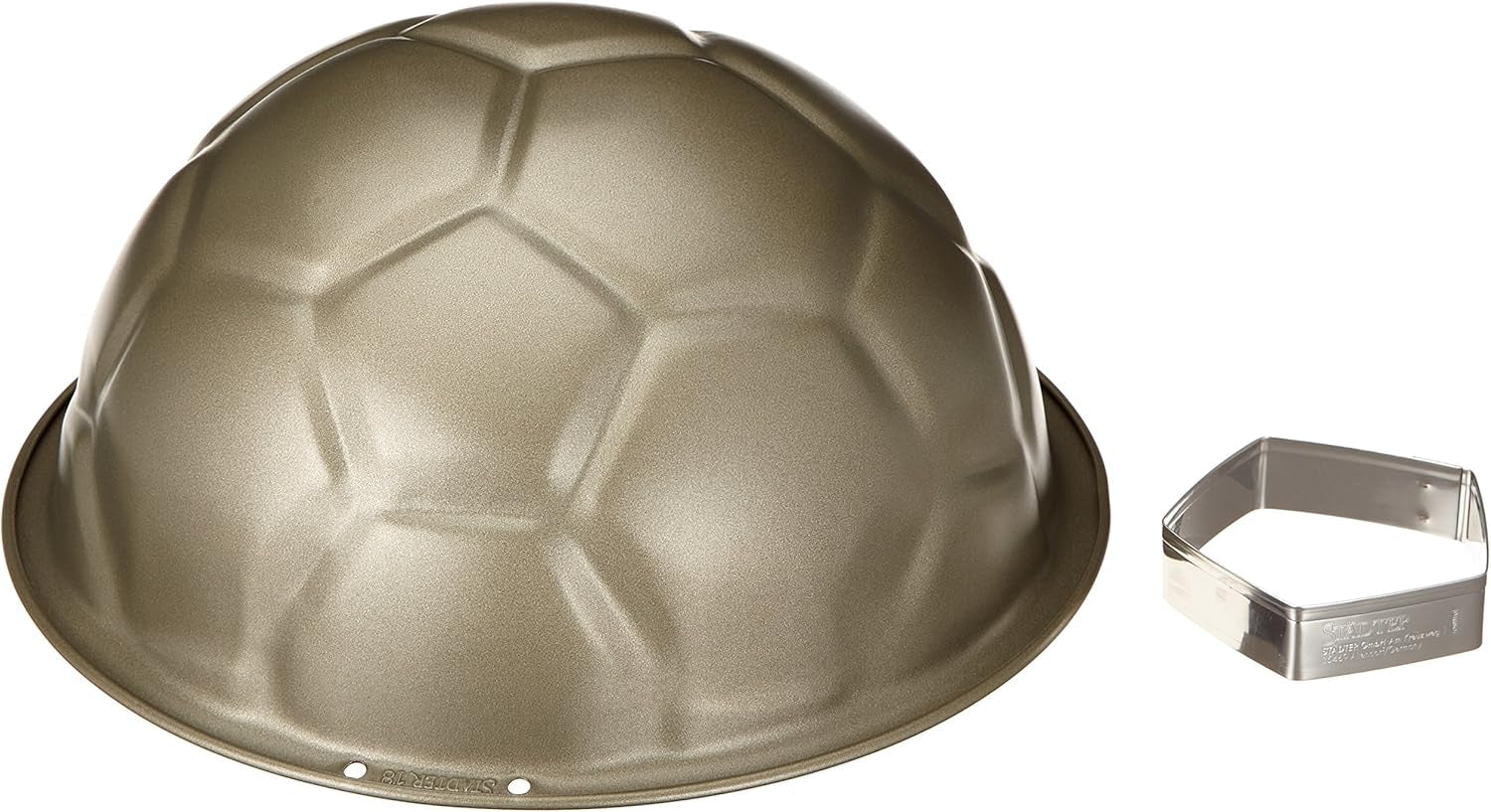 Staedter - Motivbackform Emil Der Igel - Hochwertige Antihaftbeschichtung - PFAS Frei Formen und Bleche zum Backen Naty Shop Motivbackform Fußball