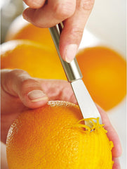 WMF Profi plus Zitronenschäler 14,5 cm, Edelstahl Cromargan Schäler Naty Shop