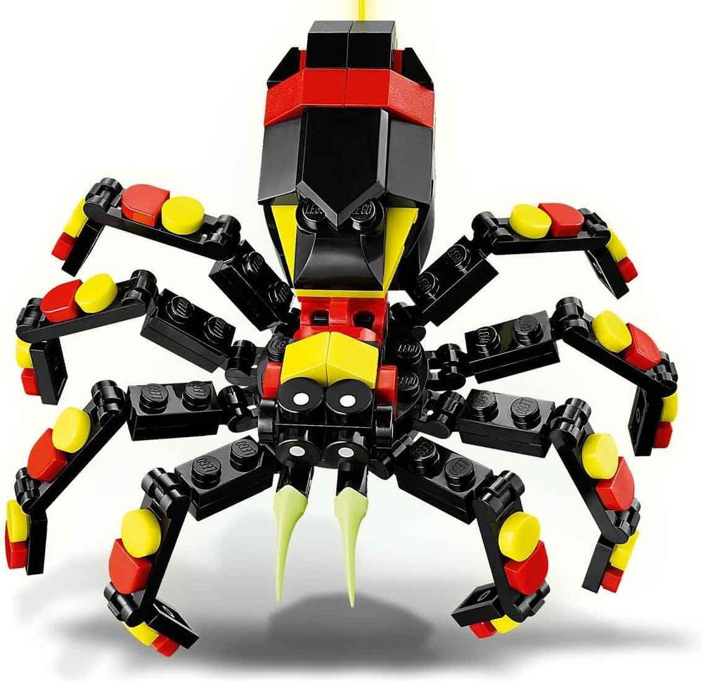 LEGO Creator 3In1 Wilde Tiere: Überraschungsspinne – Spielzeug zum Umbauen in eine Skorpion- oder Schlangenfigur – Bauset mit 3 Modellen – Geschenk für Jungen und Mädchen ab 7 Jahren 31159 Bausets Besuchen Sie den LEGO-Store