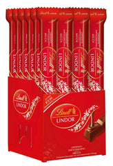 Lindt LINDOR Milchschokoladenriegel, 24 x 38 Gramm Pralinen Naty Shop Standardtitel