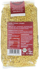 Davert orientalische gelbe Linsen (1 x 500 g) – Bio