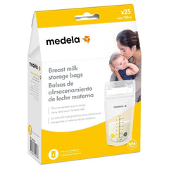 Medela Muttermilch-Aufbewahrungsbeutel 25 Stück, ca. 200 ml, weiß (spanische Version) Zubehör Essen und Stillen Baby Naty Shop 25 Beutel