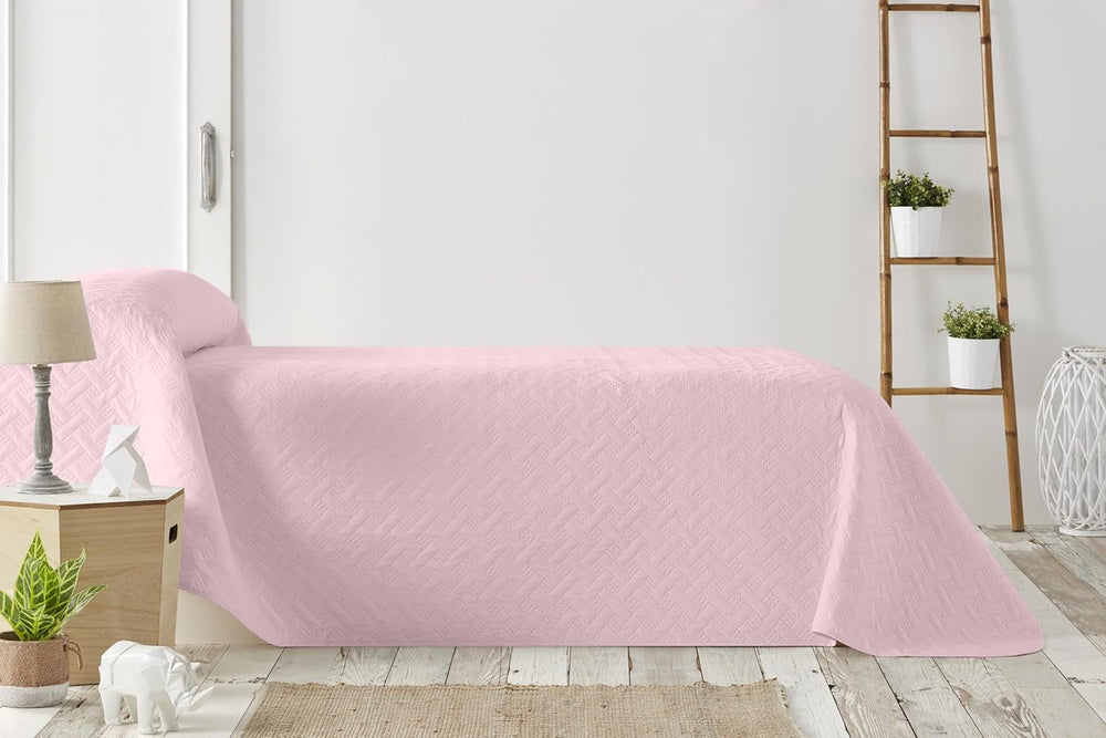 LISO – Tagesdecke für 105 cm – Bouti Bed Tagesdecke – Frühling und Sommer – 200 x 260 cm – rosa Betten und Decken Besuche den Degrees Home-Store