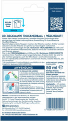 Minge de uscat Dr Beckmann, Pentru rufe proaspete și moi, Poate fi umplută cu parfum de rufe, Scurtează timpul de uscare, Inclusiv parfum de rufe Spring Sample 50 ml Detergenti Rufe Naty Shop