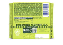 Ritter Sport Pistazie, Milchschokolade mit feinen Pistazienstückchen, ein Schokoladenklassiker, perfekt zum Naschen und Genießen, eine tolle Geschenkidee, 12 Tafeln x 100g