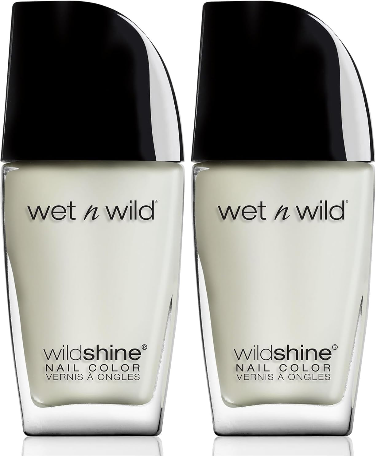 Wet n Wild Wild Shine Nagellack, Formaldehyd, Toluol, Phthalatfrei, lang anhaltende, schnell trocknende Formel, mattierter Decklack (2er-Pack)