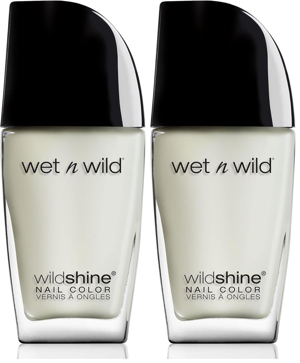 Wet n Wild Wild Shine Nagellack, Formaldehyd, Toluol, Phthalatfrei, lang anhaltende, schnell trocknende Formel, mattierter Decklack (2er-Pack)