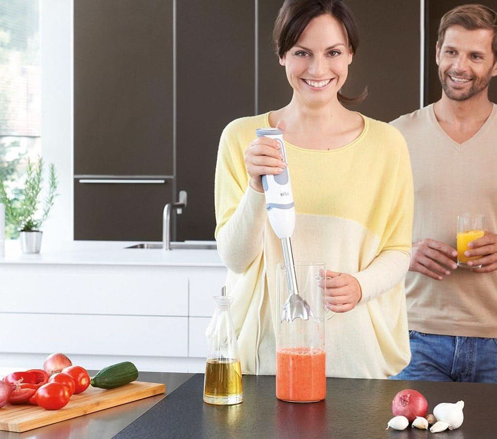 Braun Multiquick 5 Vario MQ 5000 Stabmixer | 750 W | Easyclick System | Powerbell Technologie | 21 Geschwindigkeitsstufen | Mixen Und Pürieren Mama si Copilul Naty Shop