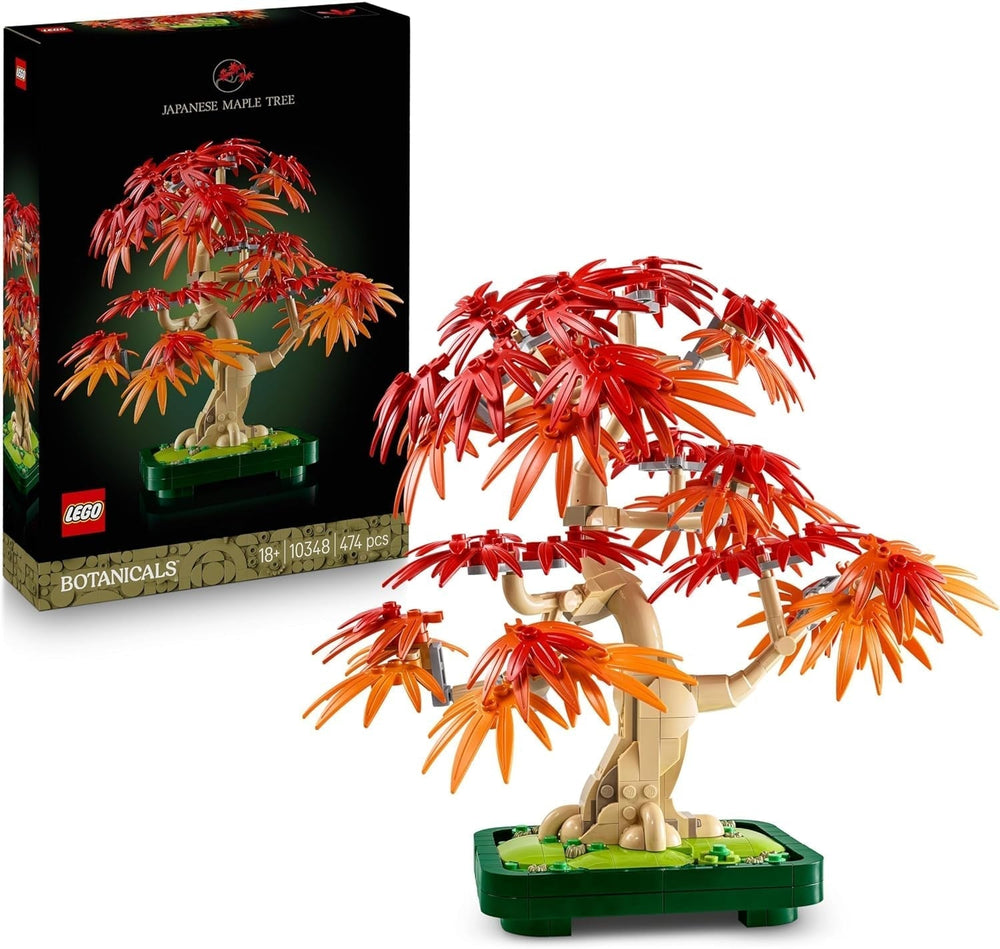 LEGO Botanicals Japanischer Rotahorn – Bonsai-Baum – Kunstpflanzen-Set mit roten und orangefarbenen Blättern, plus Schale – Heimdekoration – Geschenkidee für Erwachsene – 10348 Bausets Besuche den LEGO-Store Standardtitel