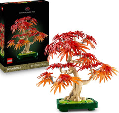 LEGO Botanicals Japanischer Rotahorn – Bonsai-Baum – Kunstpflanzen-Set mit roten und orangefarbenen Blättern, plus Schale – Heimdekoration – Geschenkidee für Erwachsene – 10348 Bausets Besuche den LEGO-Store Standardtitel