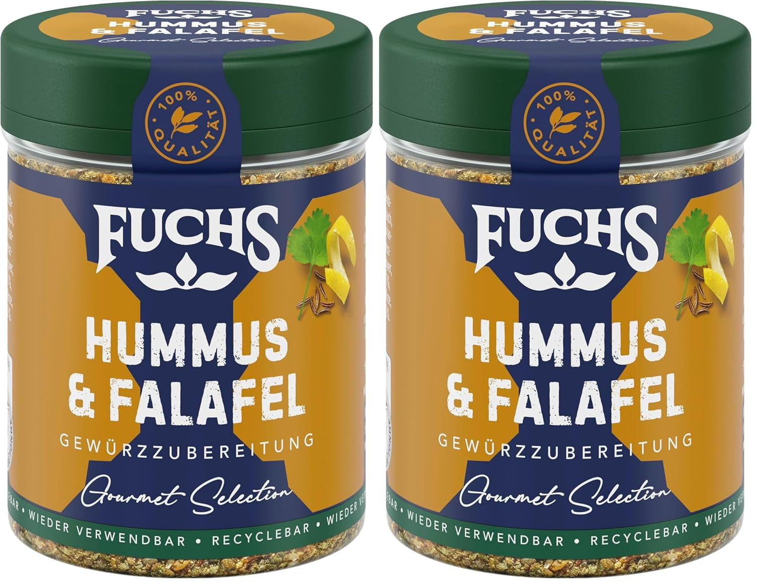 Fuchs Gewürze Gourmet Selection Naher Osten-Afrika – Dukkah Gewürzmischung, nachfüllbarer Gewürz Mix, zum Verfeinern von Fisch und Lamm, vegan, 50 g