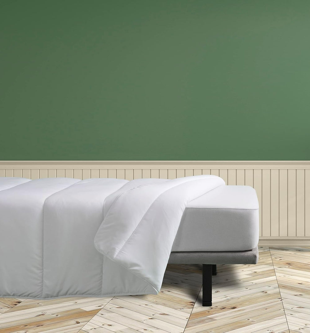 Steppdecke aus Silikonfaser, Behandlung mit Aloe Vera, 300 g, Herbst/Winter, für 90-cm-Betten (150 x 220 cm) Bettdecken und Steppdecken Naty Shop