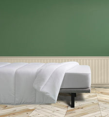 Steppdecke aus Silikonfaser, Behandlung mit Aloe Vera, 300 g, Herbst/Winter, für 90-cm-Betten (150 x 220 cm) Bettdecken und Steppdecken Naty Shop