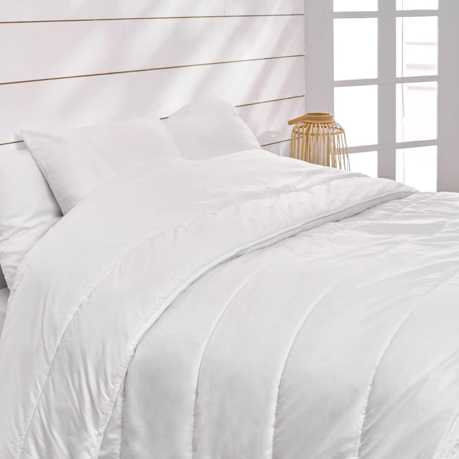 Bleu Calin Winterdecke für 1 Person, sehr warm, sehr flauschig – Mikrofaser – 140 x 200 cm. Bettdecken und Steppdecken Naty Shop